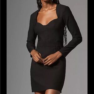 By Anthropologie Long Sleeve
Sweetheart Slim Mini Dress